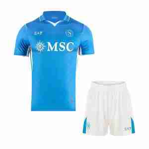 Equipacion Napoli Conjunto Niños Primera 2024 2025