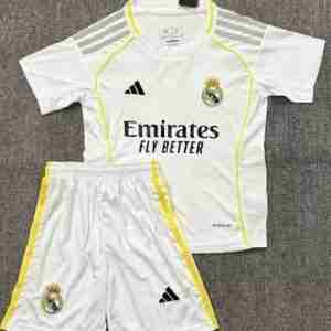 Equipacion Real Madrid Conjunto Niños Primera Portero 2025 2026