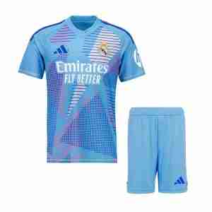 Equipacion Real Madrid Conjunto Niños Primera Portero 2024 2025