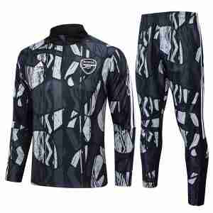 Sudadera De Training Arsenal 2024 2025 Negro Gris