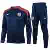 Sudadera Entrenamiento Inglaterra 2024 2025 Azul Rojo