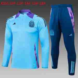 Sudadera De Training Niños Argentina 2024 2025 Azul
