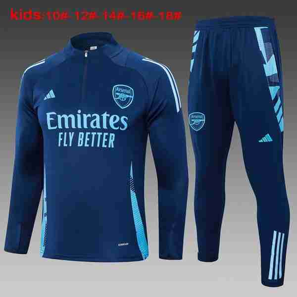 Niños Sudadera De Training Arsenal 2024-2025 Azul 3