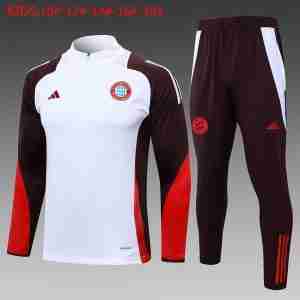 Sudadera De Training Niños Bayern Munich 2024 2025 Blanco Purpura