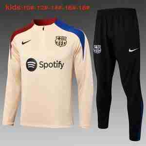 Sudadera De Training Niños FC Barcelona 2024 2025 Amarillo Azul