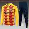 Sudadera De Training Niños FC Barcelona 2024 2025 Amarillo Rojo