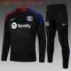 Sudadera De Training Niños FC Barcelona 2024 2025  Negro Azul