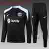 Sudadera De Training Niños FC Barcelona 2024 2025 Negro Gris