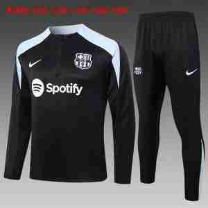 Sudadera De Training Niños FC Barcelona 2024 2025 Negro Gris