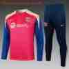 Sudadera De Training Niños FC Barcelona 2024 2025 Rojo Azu
