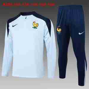 Sudadera De Training Niños Francia 24 2025 Azul