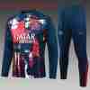 Sudadera De Training Niños Paris Saint Germain 2024 2025 Azul Rojo