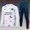 Sudadera De Training Niños Paris Saint Germain 2024 2025 Rojo Blanco