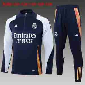 Sudadera De Training Niños Real Madrid 2024 2025 Azul