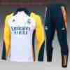Sudadera De Training Niños Real Madrid 2024 2025 Blanco Amarillo
