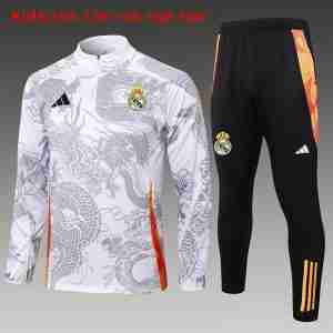 Sudadera De Training Niños Real Madrid 2024 2025 Gris
