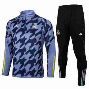 Sudadera De Training Real Madrid 2024 2025 Negro Gris
