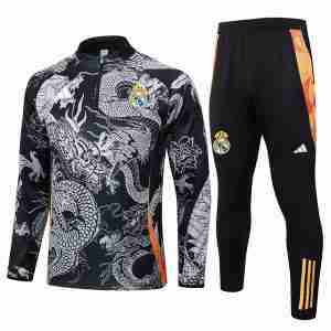 Sudadera De Training Real Madrid 24 2025 Negro Gris