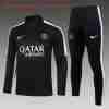 Sudadera Entrenamiento Niños Paris Saint Germain 2024 2025 Negro