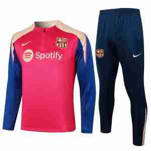 Sudadera Entrenamiento  FC Barcelona 2024 2025 Rojo Azul