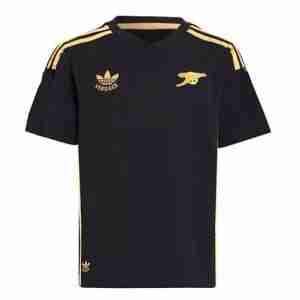Tailandia Camiseta Arsenal Pre Match Equipacion 2024 2025 Negro