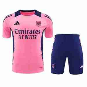 Tailandia Camiseta Conjunto Arsenal Entrenamiento Equipacion 2024 2025 Rosa Azul