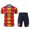 Tailandia Camiseta Conjunto FC Barcelona Entrenamiento Equipacion 2024 2025  Naranja