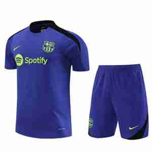 Tailandia Camiseta Conjunto FC Barcelona Entrenamiento Equipacion 2024 2025  Purpura