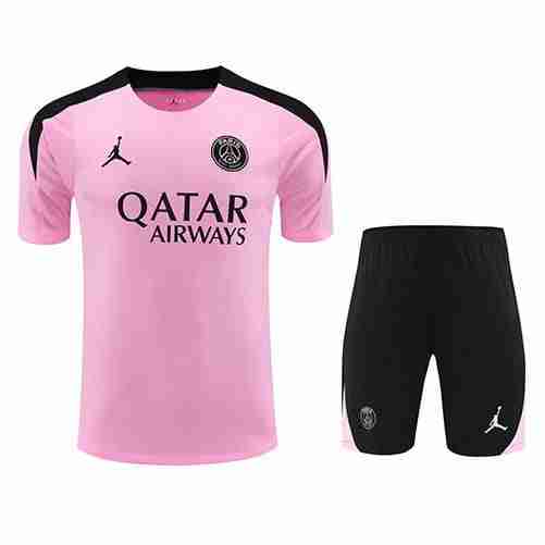 Tailandia Camiseta Conjunto Paris Saint Germain Entrenamiento Equipacion 2024 2025 Rosa Nero