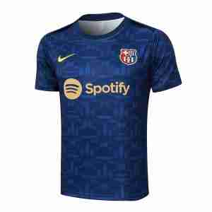 Tailandia Camiseta FC Barcelona  Entrenamiento Equipacion 2024 2025 Azul