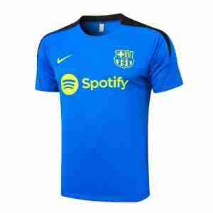 Tailandia Camiseta FC Barcelona  Entrenamiento Equipacion 2024 2025 Azul Negro
