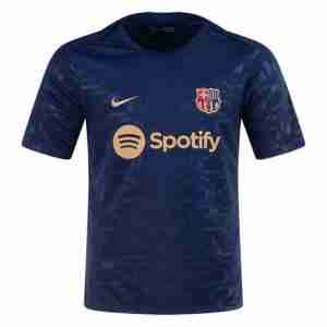 Tailandia Camiseta FC Barcelona Pre Match Equipacion 2024 2025 Azul