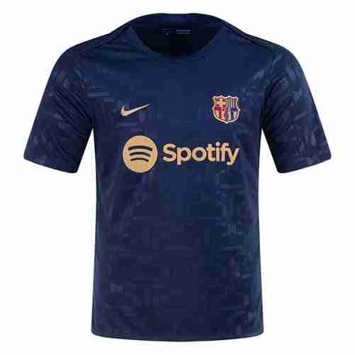 Tailandia Camiseta FC Barcelona Pre Match Equipacion 2024 2025 Azul
