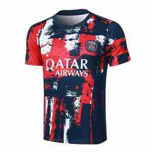 Tailandia Camiseta Paris Saint Germain Entrenamiento Equipacion 2024 2025  Rosso Blu