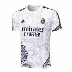 Tailandia Camiseta Real Madrid Entrenamiento Equipacion 2024 2025 Blanco
