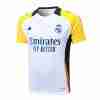 Tailandia Camiseta Real Madrid Entrenamiento Equipacion 2024 2025 Blanco Amarillo