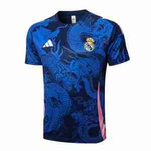 Tailandia Camiseta Real Madrid Entrenamiento Equipacion 24 2025   Azul