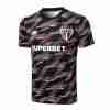 Tailandia Camiseta Sao Paulo Entrenamiento Equipacion 2024 2025  Negro Rojo