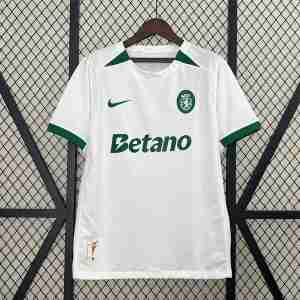 Tailandia Camiseta Sporting De Lisboa Segunda Equipacion 2024 2025