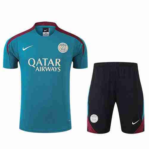 Thailandia Maglia Calcio Allenamento Set Paris Saint Germain 2024 2025 Verde