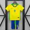 Equipacion Brasil Conjunto Niños Primera  2025 2026
