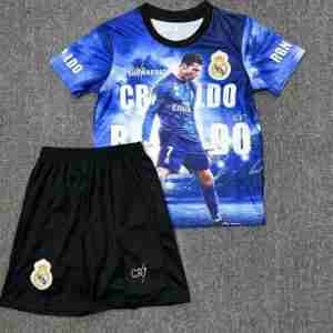 Equipacion Real Madrid Conjunto Niños Cristiano Ronaldo NO.7 Especial 2025 2026