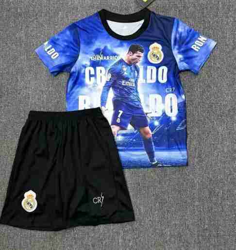Equipacion Real Madrid Conjunto Niños CR7 Especial 2025 2026