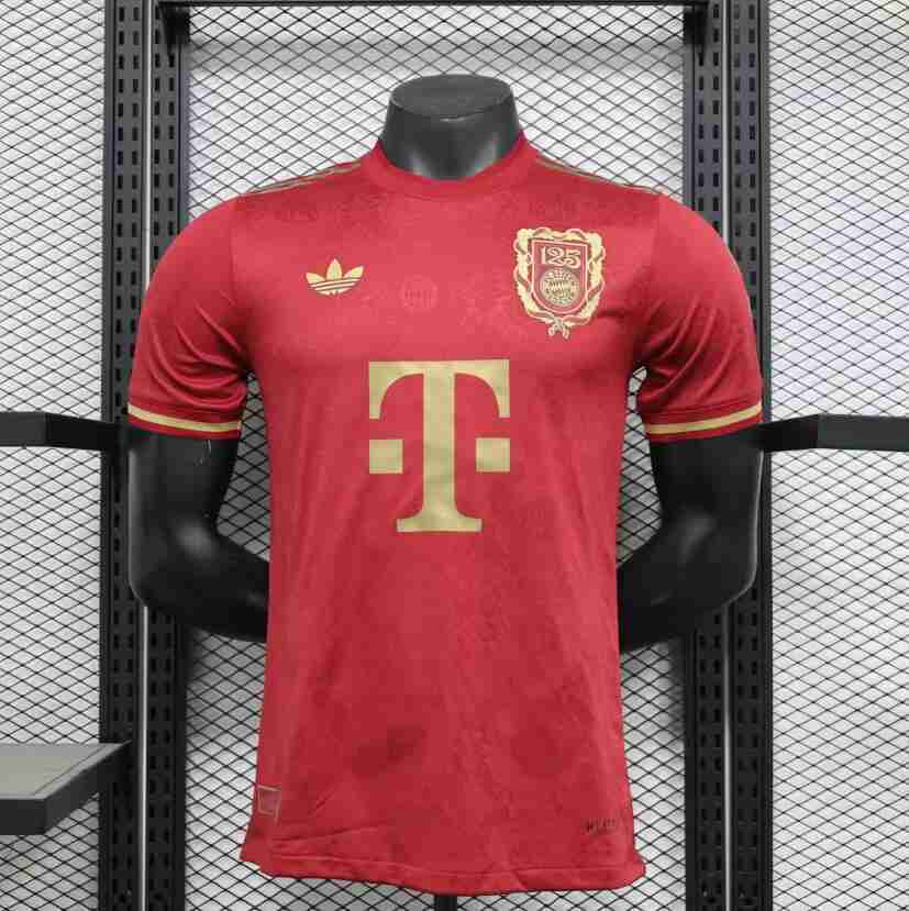 Tailandia Camiseta Bayern Munich 125th Anniversary Equipacion 2025 2026 Versión Jugador