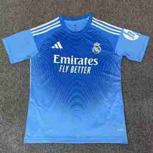 Tailandia Camiseta Real Madrid Portero Equipacion 2024 2025 Azul