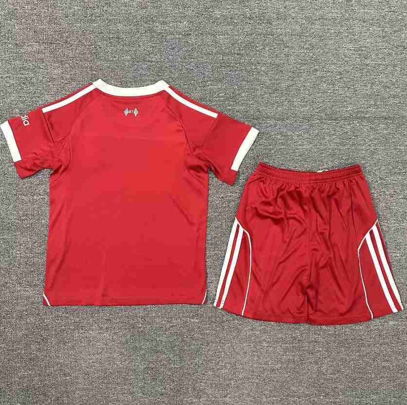 Camiseta Liverpool Conjunto Niños Primera 2025 2026_1