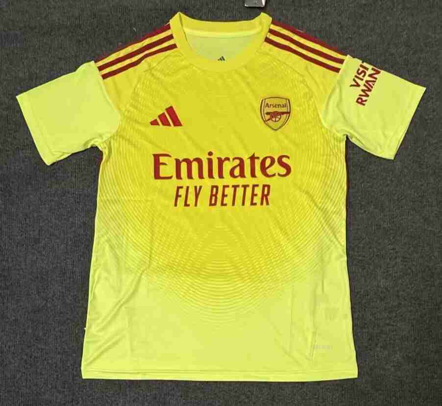 Tailandia Camiseta Arsenal Portero Equipacion 2025 2026