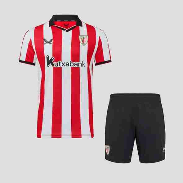 Camiseta Athletic Bilbao 1ª Niño 2025-2026 Camiseta Athletic Bilbao Conjunto Niños Primera 2025 2026