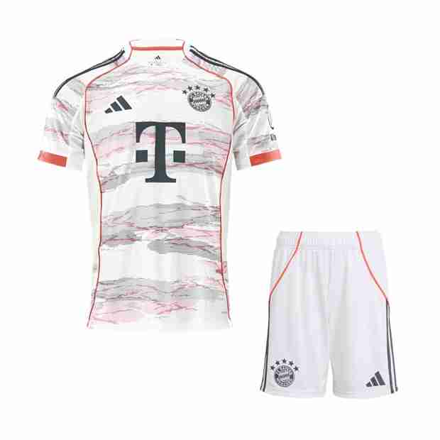 Camiseta Bayern Munich 2ª Niño 2025-2026 Camiseta Bayern Munich Conjunto Niños Segunda Equipacion 2025 2026