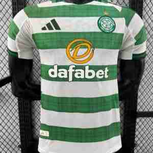Camiseta Celtic Glasgow Primera Equipacion 2025 2026 Versión Jugador
